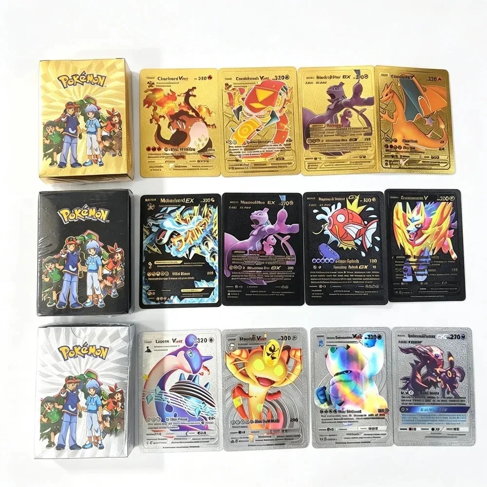 55 sztuk złotych kart Pokémon  – Party Games In Spanish recenzja i cena