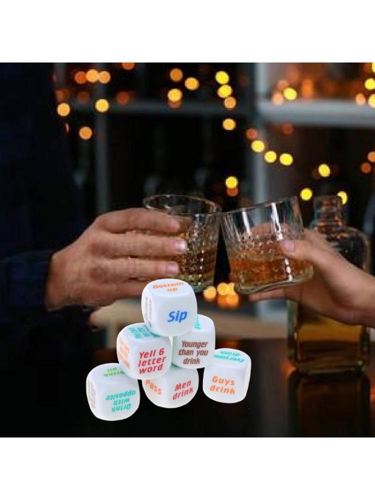 6 sztuk 25mm kostki do wina za – Party Games Adults Drinking recenzja i cena
