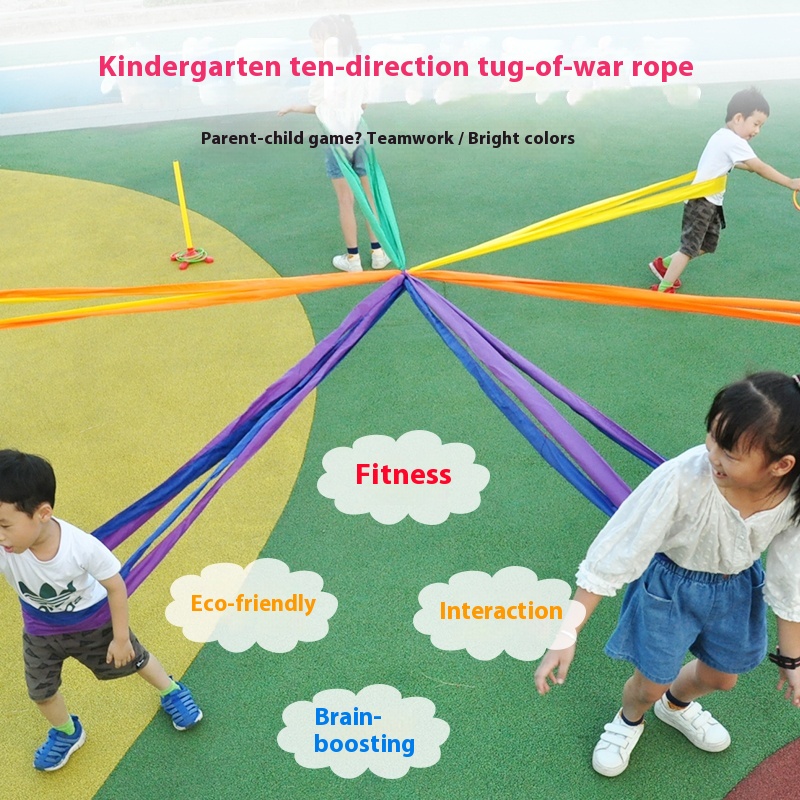 Kolorowa linka do tug of war,  – Limbo Game Set recenzja i cena