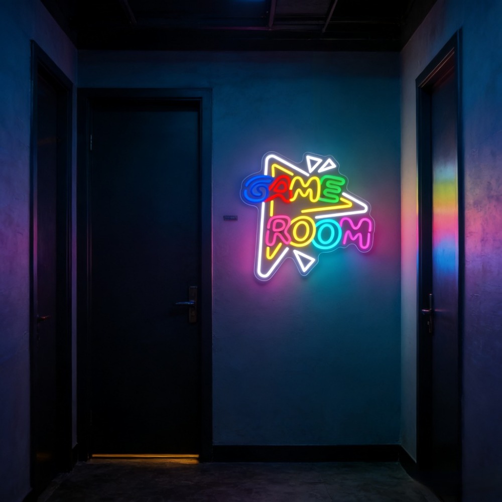 Neonowy znak LED do pokoju gie – Party Games Stream recenzja i cena