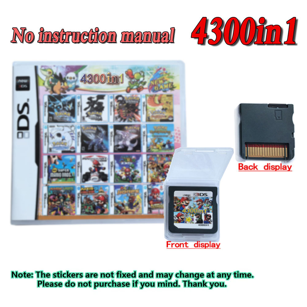 4300 w 1 Kompilacja DS NDS 3DS – Party Games Console recenzja i cena